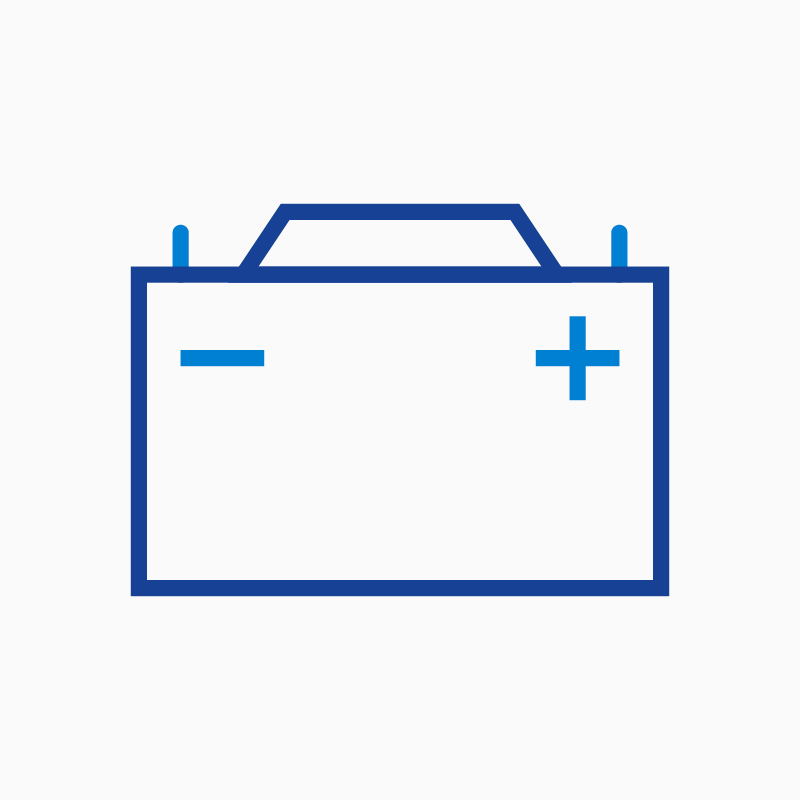 Maximum power and efficiency: parallel and series connection of batteries