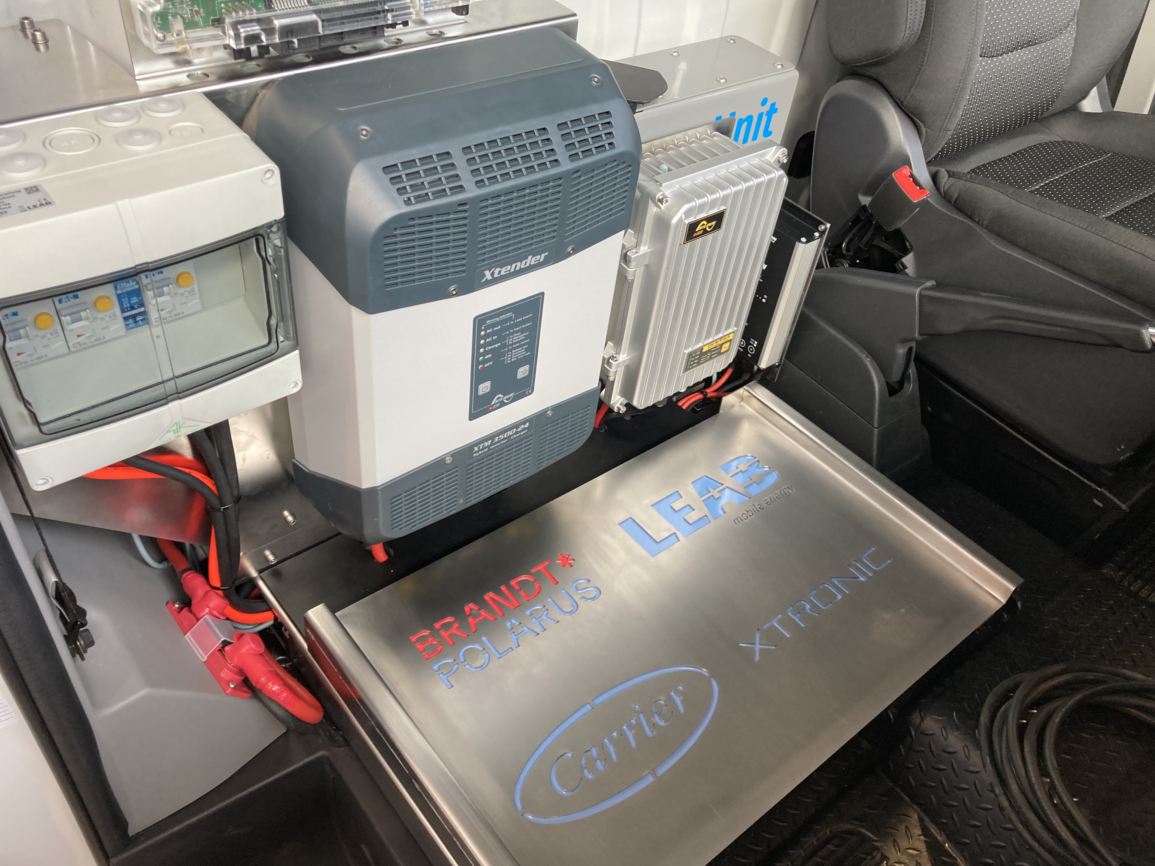 Innovative system: BRANDT*POLARUS builds electrified refrigerated vehicle with the XBU